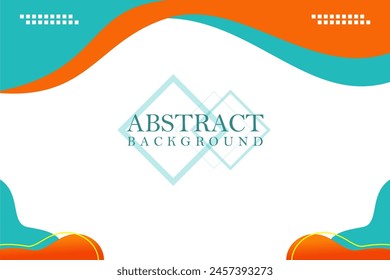 abstract background colorful gradient design, white green modern wallpaper banner background