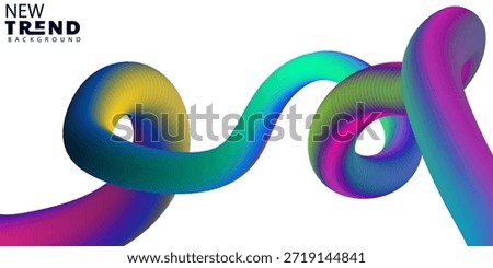 Abstract Background with Colorful Gradient Flowing Shapes and Modern Design