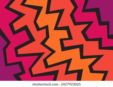Fondo abstracto con degradado colorido patrón de línea geométrica