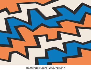 Abstract background with colorful gradient geometric line pattern