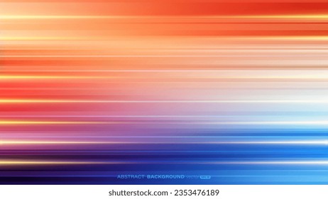 Abstrakter Hintergrund mit bunter Farbverlauf-Linie gestreift und heller Strahl. Vektorgrafik