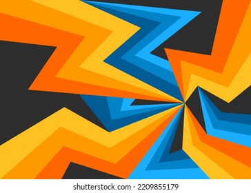 Abstract background with colorful and gradient lines pattern