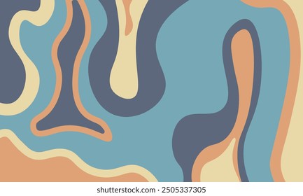 Abstractas ​ arte​ impresión. Primer plano​ fondo abstracto con gradiente colorido. Fondo de pantalla gráfico vibrante con diseño de rayas. Ilustración fluida del movimiento moderno. Fondo psicodélico de la onda de Griovy