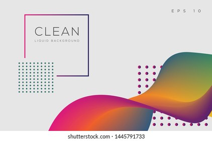 Abstract Background of Colorful Gradient Waves. For book covers, banners, posters, brochures, landing pages, certificates, businesses. Vector background
