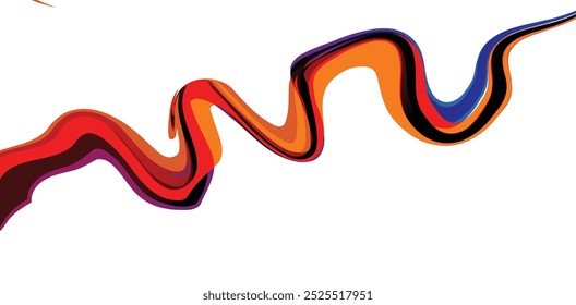  fundo abstrato com ondas de gradiente coloridas