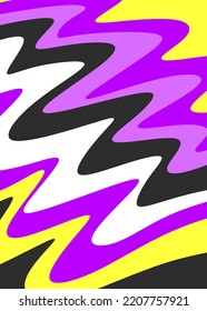 Abstract background with colorful and gradient wavy line pattern