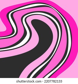 Abstract background with colorful and gradient wavy line pattern