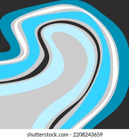 Abstract background with colorful and gradient wavy line pattern