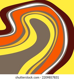 Abstract background with colorful and gradient wavy line pattern