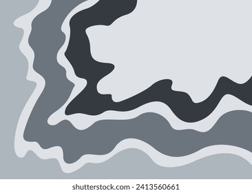 Abstract background with colorful and gradient wavy lines pattern	
