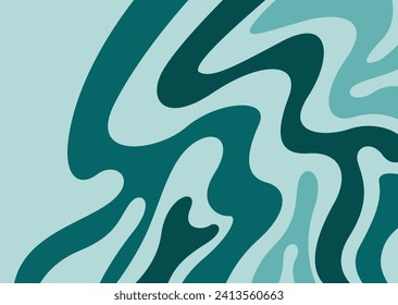 Abstract background with colorful and gradient wavy lines pattern	
