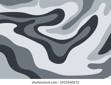 Abstract background with colorful and gradient wavy lines pattern	
