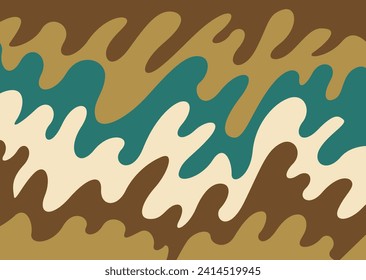 Fondo abstracto con un patrón de líneas onduladas de color y gradiente