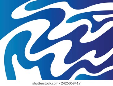 Abstract background with colorful and gradient wavy lines pattern	
