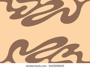 Fondo abstracto con el patrón de líneas onduladas coloridas y degradadas	
