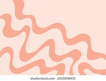 Abstract background with colorful and gradient wavy lines pattern	

