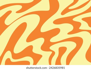 Abstract background with colorful and gradient wavy lines pattern	
