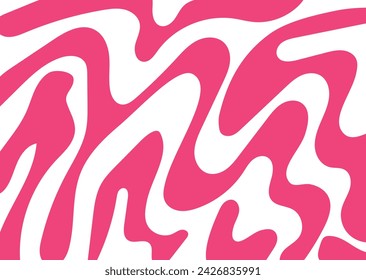 Abstract background with colorful and gradient wavy lines pattern	
