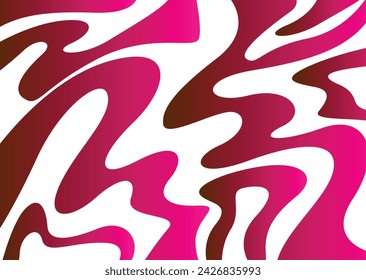 Abstract background with colorful and gradient wavy lines pattern	
