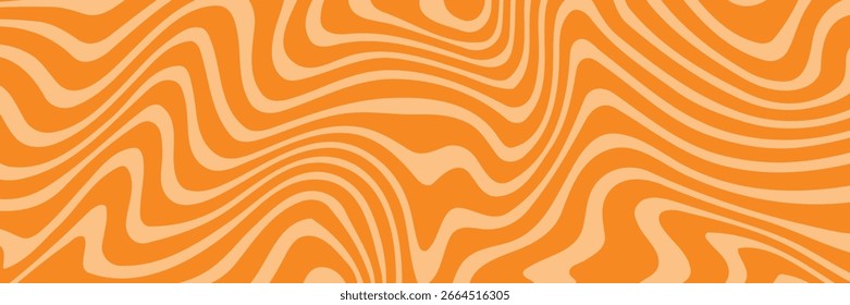 Abstract background with colorful and gradient wavy lines pattern	
