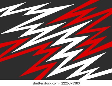 Abstract background with colorful gradient zigzag line pattern