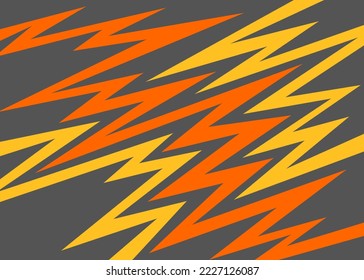 Abstract background with colorful gradient zigzag line pattern