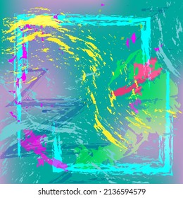 Abstract background. Colorful grange texture. Design for poster, banner, cover. Vector illustration.