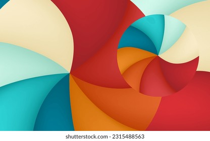 abstract background colorful green yellow orange red for summer vacation birthday design. Minimalistic design, creative concept, modern diagonal abstract background Geometric element. 