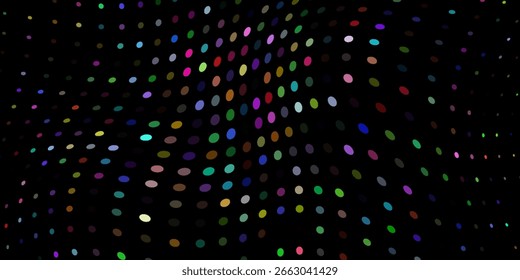 Fondo Abstractas con puntos de semitono de colores. Ilustración vectorial.