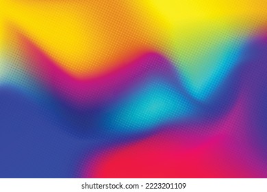 abstract background colorful halftone gradient vector