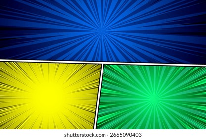 Fondo Abstractas con tonos coloridos y medios. Fondo de estilo cómico.