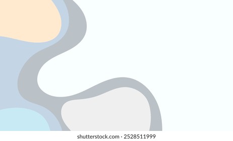 ABSTRACT BACKGROUND COLORFUL WITH HAND DRAWN SHAPES FLAT DESIGN VECTOR TEMPLATE FOR WALLPAPER, COVER DESIGN, HOMEPAGE DESIGN