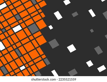 Abstract background with colorful irregular square pattern. Abstracts pixelate background