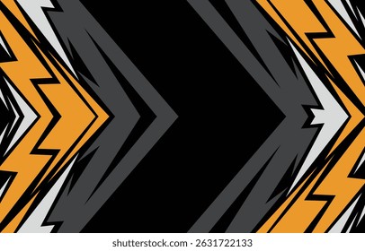 Abstract background with colorful jagged lines pattern and with some copy space area