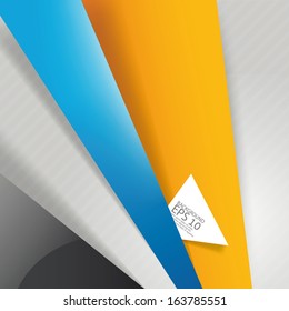 Abstract background with colorful layers. Vector illustration