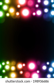Abstract background with colorful lights