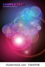 abstract background colorful lights. EPS10 Vector.