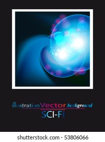 abstract background colorful lights. EPS10 Vector.