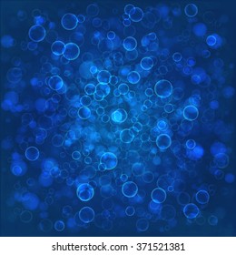 Abstract background with colorful lights. Vector Illustration.