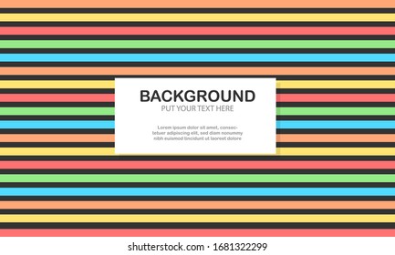 Abstract background in colorful lines