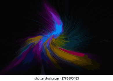 fondo abstracto con líneas coloridas