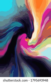 abstract background with colorful lines