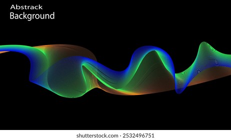 Abstract background with colorful lines