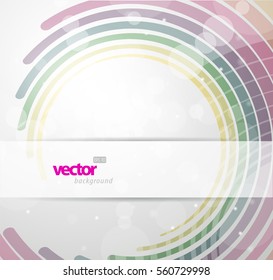 Abstract background with colorful lines.