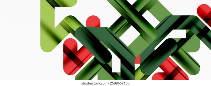 Abstract background - colorful lines composition. Technology or business digital template