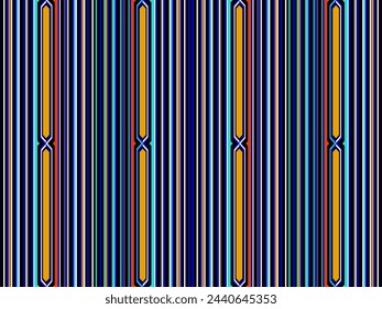 Abstract Background of Colorful Lines. Geometric Digital Art. Modern wallpaper.