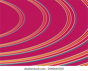 Abstract Background of Colorful Lines. Geometric Digital Art. Modern wallpaper.