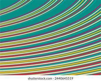 Abstract Background of Colorful Lines. Geometric Digital Art. Modern wallpaper.