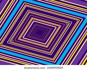 Abstract Background of Colorful Lines. Geometric Digital Art. Modern wallpaper.