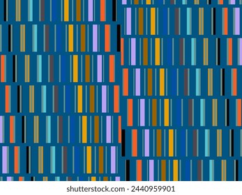 Abstract Background of Colorful Lines. Geometric Digital Art. Modern wallpaper.